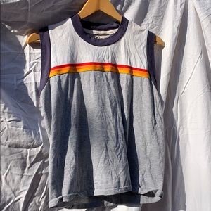 Rainbow Muscle Tee- Camp Collection